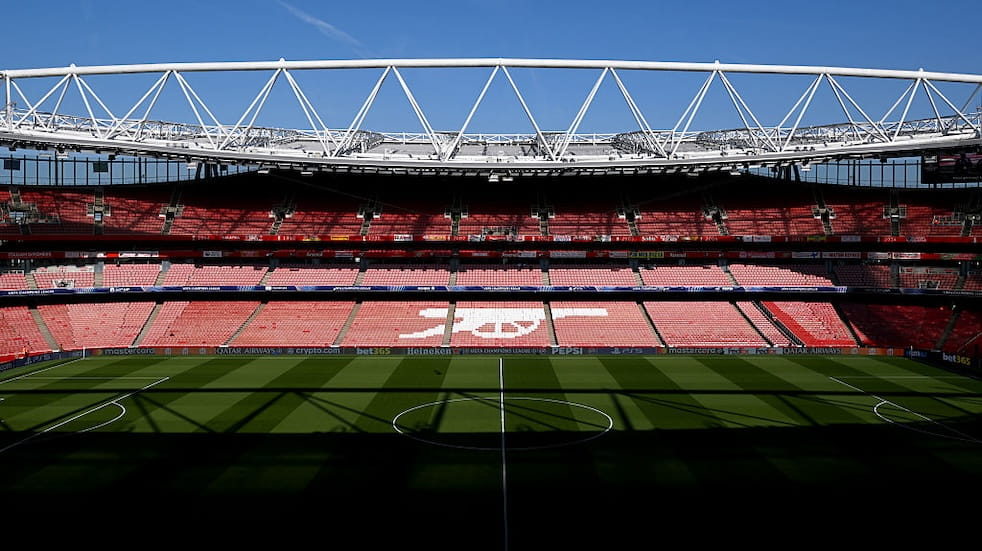 General view inside the Emirates Stadium
